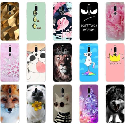 For Meizu M8 Case 5.7 inch Cover cute Cat Cartoon Soft TPU Silicone Cover For Meizu M8 M 8 8M Phone Case Coque shell