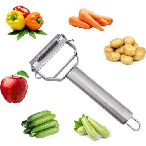 Stainless Steel Julienne Slicer Potato Carrot Shredder Vegetable Grater Fruit Peeler Kitchen Tools