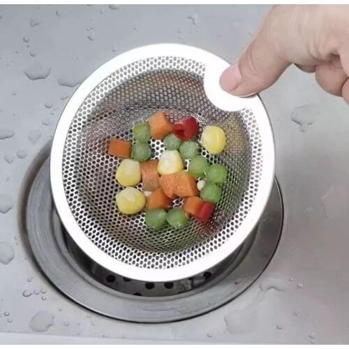 Hot Home Strainer Drains Trap Kitchen Sink Filter Drain Hole Filter Bathtub Hair Catcher Stopper Shower Leak Net Stainless Steel