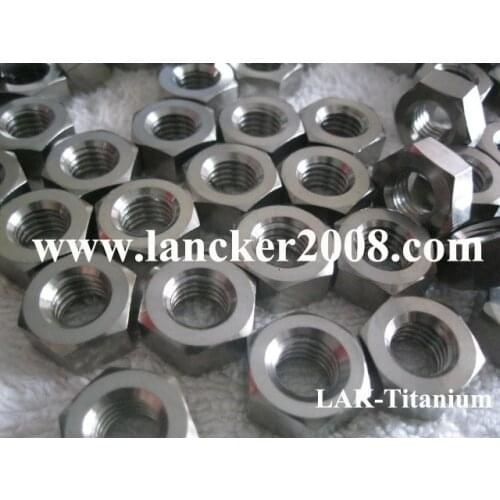 M3 M4 M5 M6 M8 M10 M12 M16 M18 Hexagon titanium nut Gr2 DIN934