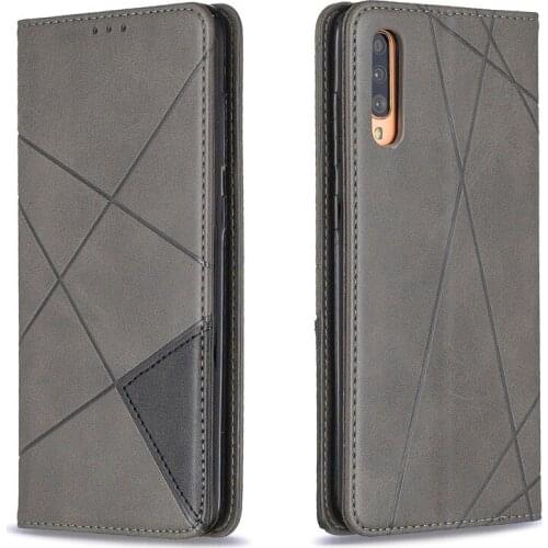 New Style Magnetic Leather Slim Case na For Samsung Galaxy A50 A51 A21 A70 A40 A30 A20 s A10e A7 2018 2019 Flip Stand Business P