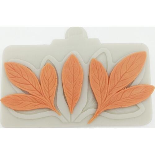 Minsunbak Latest Leaf Silicone Mold High Quality Fondant Cake Decorating Tools SugarCraft