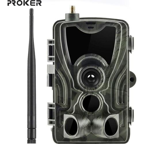 Cellular Mobile Hunting Camera 2G MMS SMS GSM 16MP 1080P Infrared Wireless Night Vision Wildlife Hunting Trail Camera HC801M