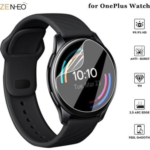 Soft TPU Hydrogel Clear Protective Film Smartwatch Guard For Oneplus Watch Full LCD Screen Protector One Plus Smart Watch Cover