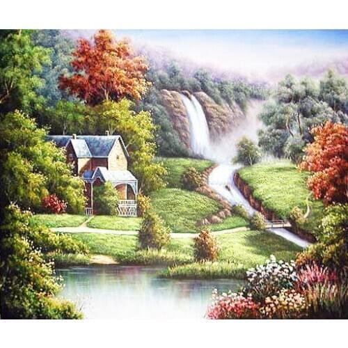 14/16/18/27/28 Top Quality Beautiful Counted Cross Stitch Kit Abstraction Beauty and Grape A12544 landscape