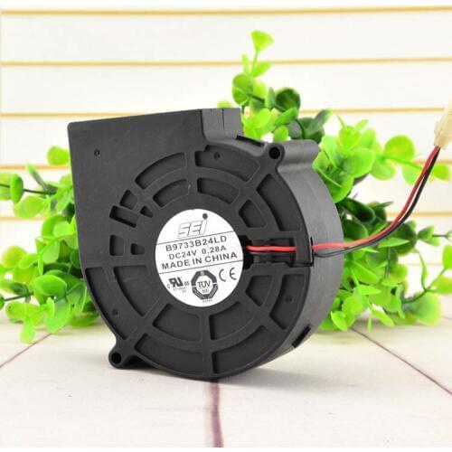 New Original 9733 24V Drive Fan 9.7cm Blower Turbine Centrifugal Fan B9733B24LD
