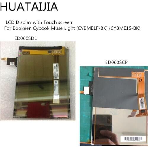 New Panel Display 6 inch Lcd display matrix with Touch Screen For Bookeen Cybook Muse Light (CYBME1F-BK) (CYBME1S-BK) E-Book
