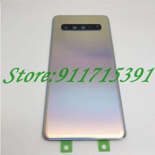 New For Samsung Galaxy S10 5G G977 G977F 5G version Battery cover Back cover Rear Glass Rear With Camera Lens