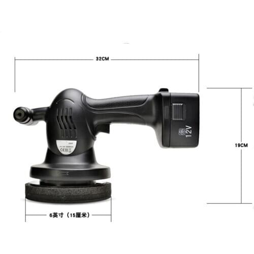 2 in 1 Car Polisher 220V 6inch Cordless Car Paint Care Tool Polishing Machine Sander Electric Floor Polisher