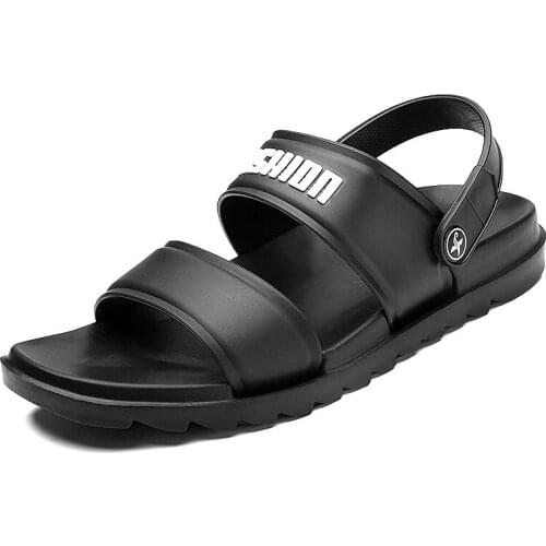 2021 Summer Man Beach Sandals Men Casual Shoes Sandalias Slippers Luxury Flat Sandal Mens Half Shoes Hot Fashion