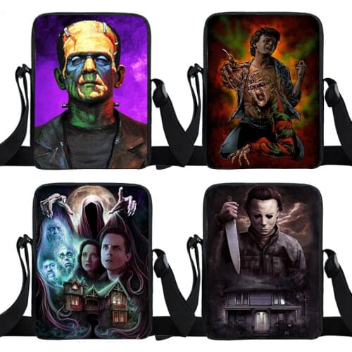 Classic Horror Movie Jason Vorhees / Michael Myers / Chucky Doll Handbag Ladies Mini Messenger Bags Fashion Crossbody Bag Gift