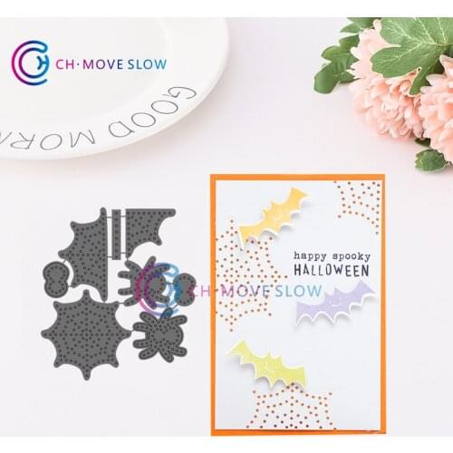 CH Along Came a Spider Stencil Metal Cutting Dies For Scrapbooking Practice Hands-on DIY Album Decor Card Craft Dies