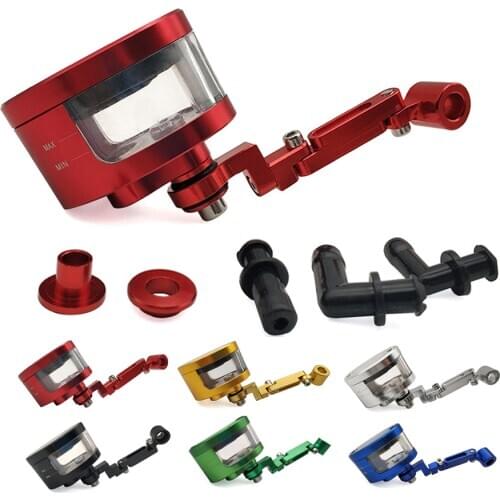 Universal Motorcycle Front Brake Clutch Reservoir Oil Fluid Cup Bracket For MOTO GUZZI 1200 SPORT BREVA 1100 750 GRISO Z800 Z750