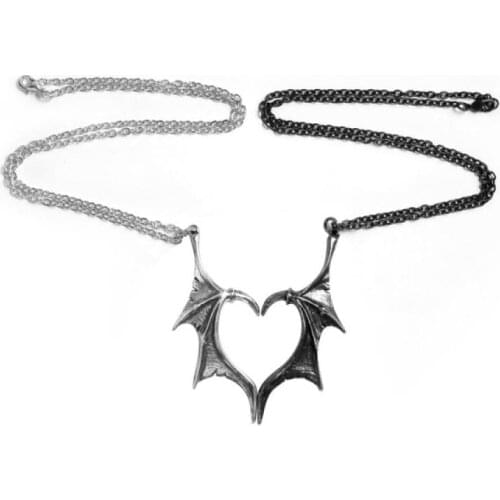 Jewelry Necklace for Women Cheap Wholesale Items Fashion Halloween Jewelry Personalized Gift Creative Design Party Gift Bat