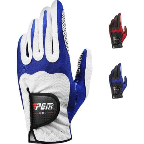 Pack 1 Pcs Golf Gloves Men Left Right Hand Lycra Magic Elastic PU Fiber Cloth Breathable With Anti-slip Granules Golf Glove Men