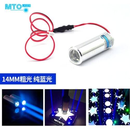 450nm 100mW Blue Laser Diode Module Fat Thick Beam Bar Stage Light 3.6V-4.2V