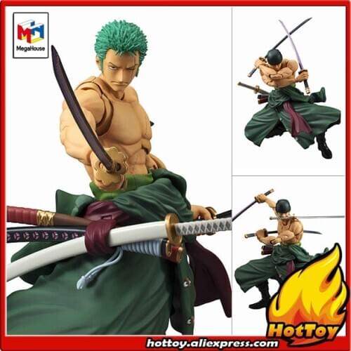 100% Original MegaHouse Variable Action Heroes VAH Action Figure - Roronoa Zoro from "ONE PIECE"