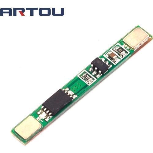 2PCS/LOT 1S 3.7V 3A li-ion BMS PCM battery protection board pcm for 18650 lithium ion li battery