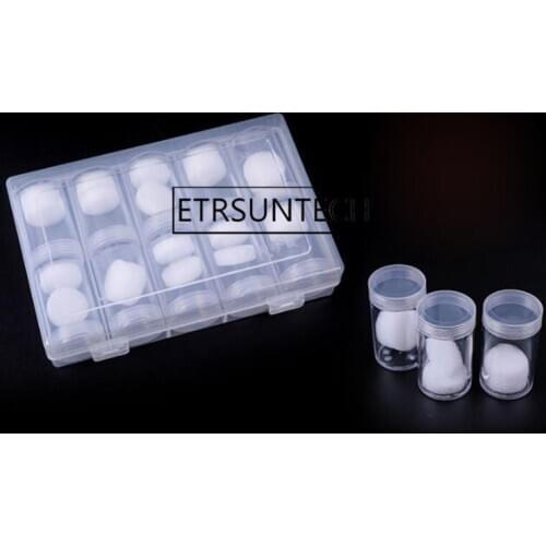 50sets Clear Storage Box Collection Case Display Protector with Coin Tubes Holder for 27mm Coins or Capsules