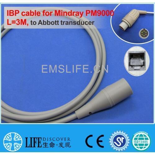 Abbott connector Mindray PM9000 ibp cable