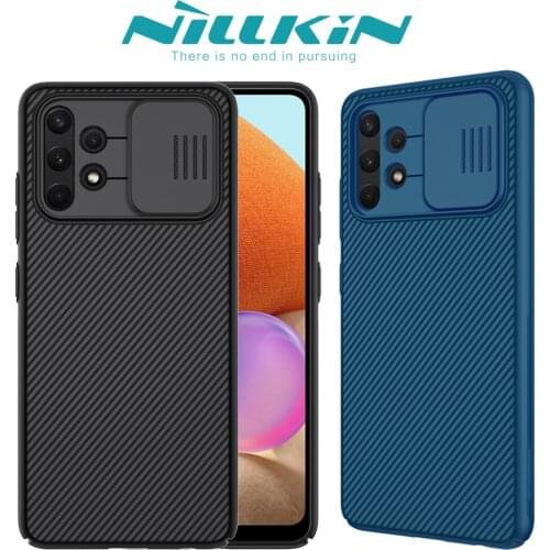 Nillkin Black Mirror Series Camera Protection Shockproof Phone Case For Galaxy A32 4G F62 M62 5G Protective Cover Hard PC Casing
