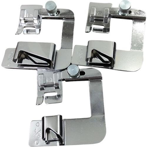 Domestic Sewing Machine Foot Presser Rolled Hem Feet Set for Brother Singer Sewing Accessories High Quality 1PC