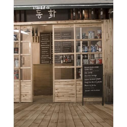 5x7ft Wooden Floor Store Photography Backdrops Photo Props Studio Background