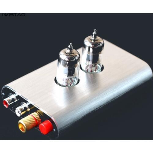 IWISTAO Tube MM/MC Moving Coil Moving Magnetic Phono Preamplifier 6J1 Vinyl Records Phonograph Amplifier