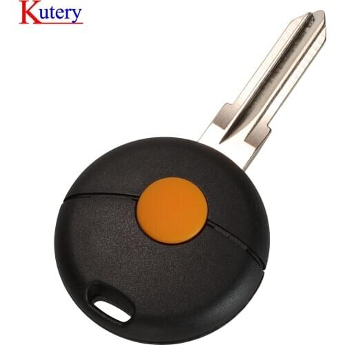 Kutery 5/20/30/50pcs 1 Button Remote Car Key Shell For Mercedes For Benz Smart Fortwo Cabrio City Cross Fob Case Cover