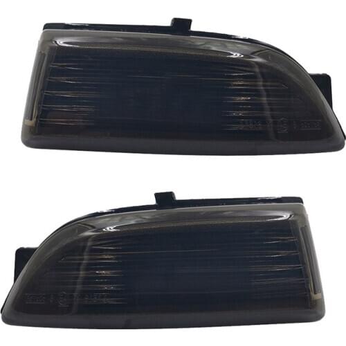 Left+Right Rearview Mirror Light Cover Indicator Turn Signal Lamp Cover for Ford Everest Ranger 2012-2020(Without Bulbs)