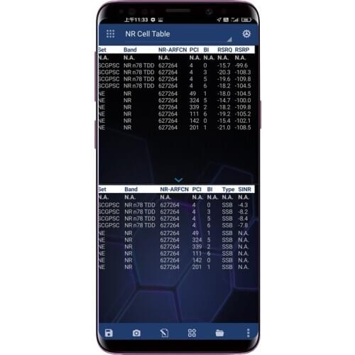 Nemo Handy Nemo Phone S9+ SM-G9650 Drive Test Phone Support GSM HSPA LTE NR Measurements For NEMO Outdoor Test
