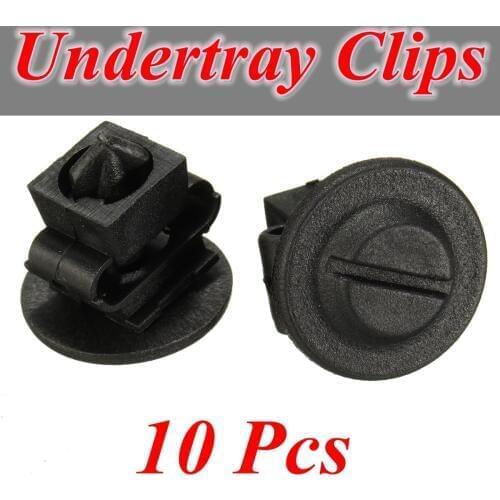 2015 New 10 Pcs For AUDI A3 A4 A6 For VW For SKODA Undertray Clips+Clamps Splashguard Under Cover 4A0805121A