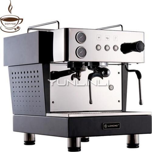 Office Machine Grinder Semi-automatic Espresso Coffee Grinding Machine Steam High Pressure Italian Commerical Coffee Maker E1