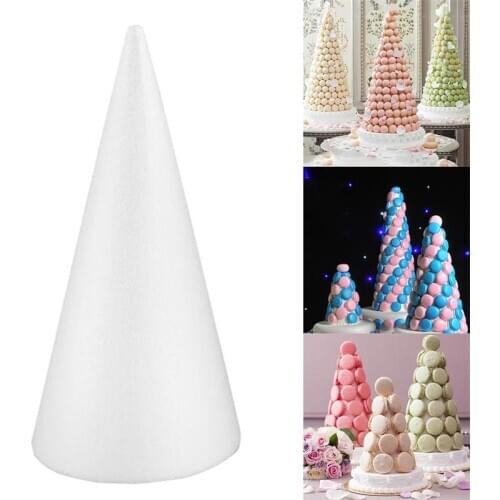 Foam Cone DIY Blank Modelling Styrofoam Christmas Tree Cone Craft Cone Cone Model Craft Decoration for Kids
