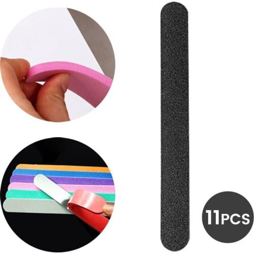 10 PCS Reusable Sandpaper Nail File with Dual-sided Replaceable Stainless Steel for Nail Polishing Nail File Replacement Pads