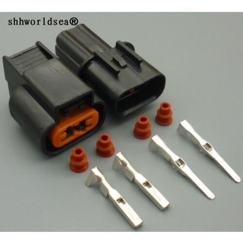 Shhworldsea 2pin 2.2mm Female Male Sensor Fog Lamp Automotive Connecor For Mitsubishi Souast PB625-02027 PB621-02020