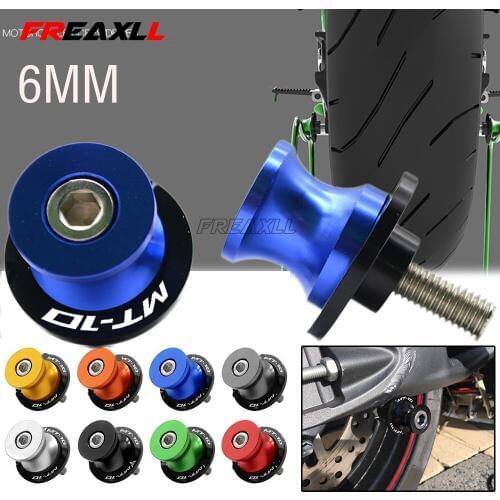 6MM*35 Motorbike CNC Swingarm Sliders Spools For YAMAHA MT10 MT-10 MT 10 Motorbike Accessories Parts With MT10 6MM