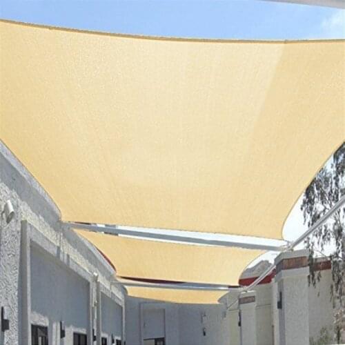 Sun Shelter Waterproof Sunshade Sail Awning Trianglefor for Outdoor Garden Rodless Tent Protection