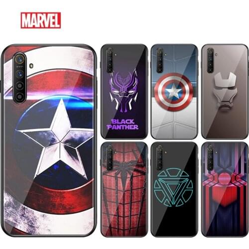 Marvel Superhero Logo For OPPO A93 A92 A73 A53S A52 A32 A31 A12E A1K F17 F15 Reno5 5k Find X2 X3 Pro Lite Phone Case