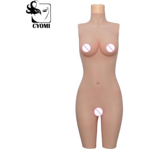 CYOMI New Upgraded 1G 3-point Ultra Realistic Silicone Tights Fake boob breast forms male to female for drag queen Enhance chest