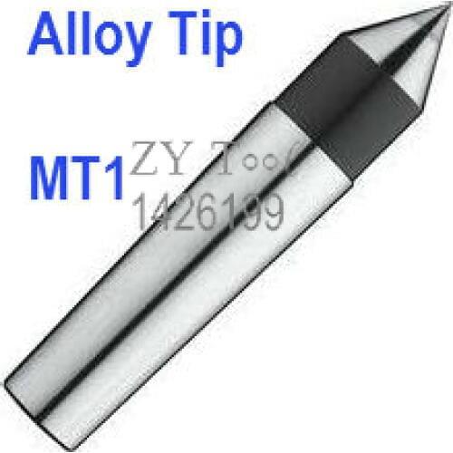 Lathes Tailstock Machine Tool MT1 Morse Taper Alloy Solid Dead Center Drilling Lathe machine Support the Tailstock End