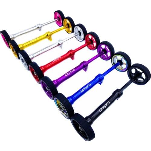 Bike Easy Wheel Extension Rod for Brompton Folding Bicycle