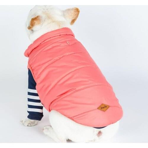 Pet Windproof Vest Warm Autumn Winter Jacket Dog Coat Clothes For Small Medium Large Dogs S-XXL Pet Clothing