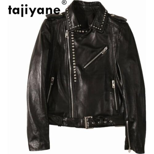 2021 Genuine Real Leather Jacket Women Sheepskin Coat Womens Genuine Leather Jackets Spring Autumn Korean Slim Short Coats PY13