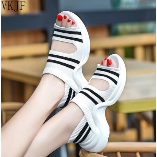 2021 Women Sandals Fashion Casual Shoes For Woman Breathable Comfortable Walking Shoes Ladies Summer Slip-on Womens Shoes