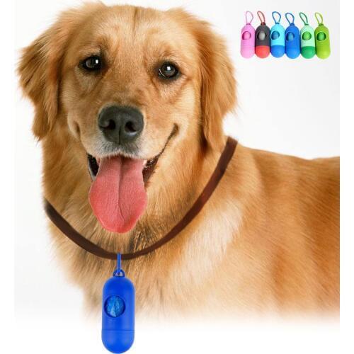 10 Rolls/150pcs Degradable Pet Dog Waste Poop Bag With Pet Dog Waste Bag Refills Capsule Roll Shit Picking Bags Dog Supplies