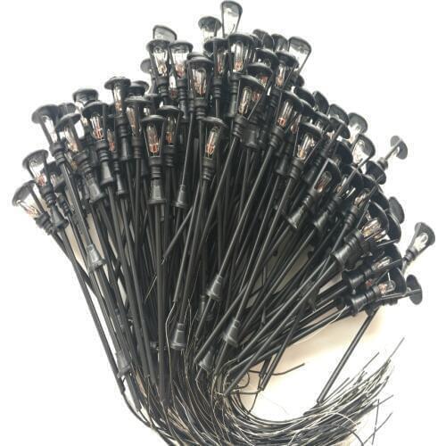 10pcs Single Head Scale Lampposts Train N Scale Lights Model Scale Street Lamps Model Building Lights