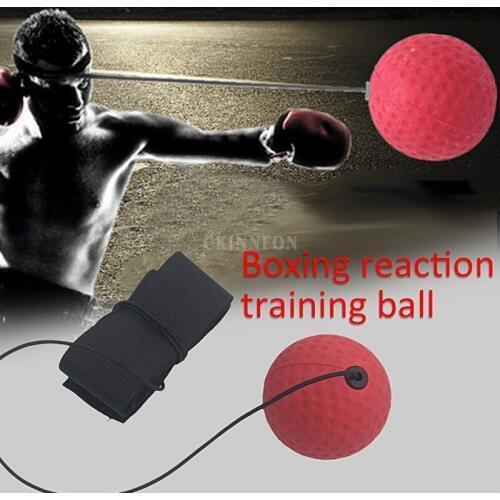 100Pcs/Lot Head Band Adults Speed Training Taekwondo Punching Bag Kicking Combat Boxing Grappling Boxer Fight Reflex Boxing Ball