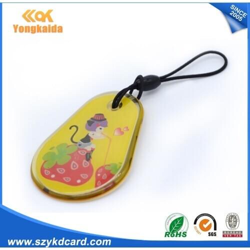 1000pcs 13.56mhz RFID F08 Crystal Epoxy Tag for the Access Control System Bus and Park Customized Design