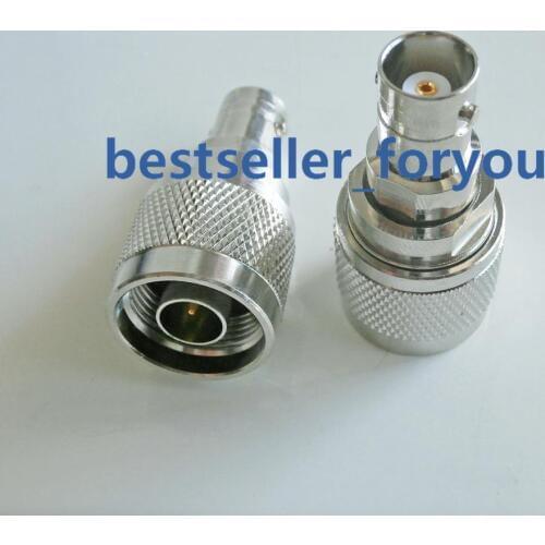 10x BNC-N adapter BNC female to N type male RF coax connector straight NEW